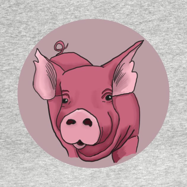 Pink Pig by BrittaniRose